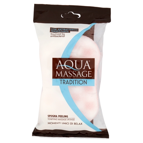 Aquamassage Tradition Spugna Peeling con Antibatterico Igienizzante